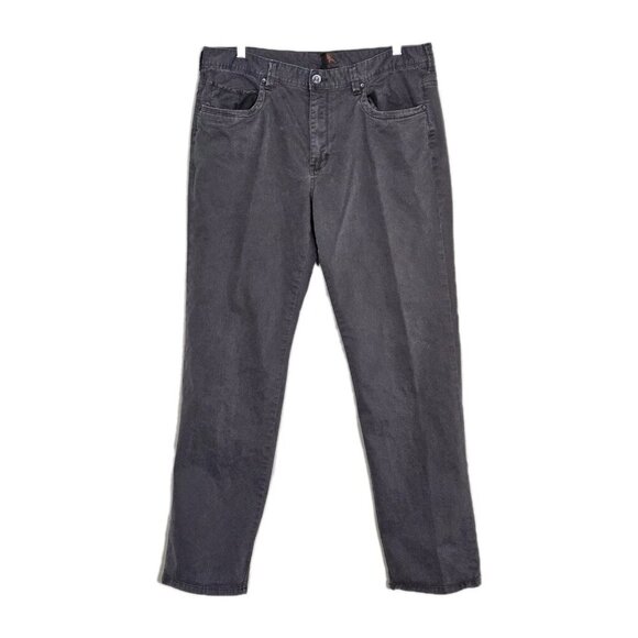 Tommy Bahama Pants Mens 38x34 Gray Cotton Pockets Stretch Preppy Embroidery Logo - Picture 14 of 15
